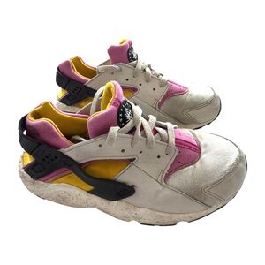 Nike Huarache Run Sneakers Toddler Size 3Y (UK 2.5 / EU 35) Light Bone Pink